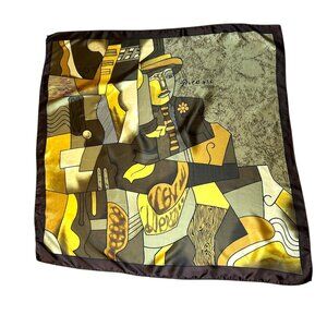 Vintage Pablo Picasso Abstract Cubism Art Square Scarf